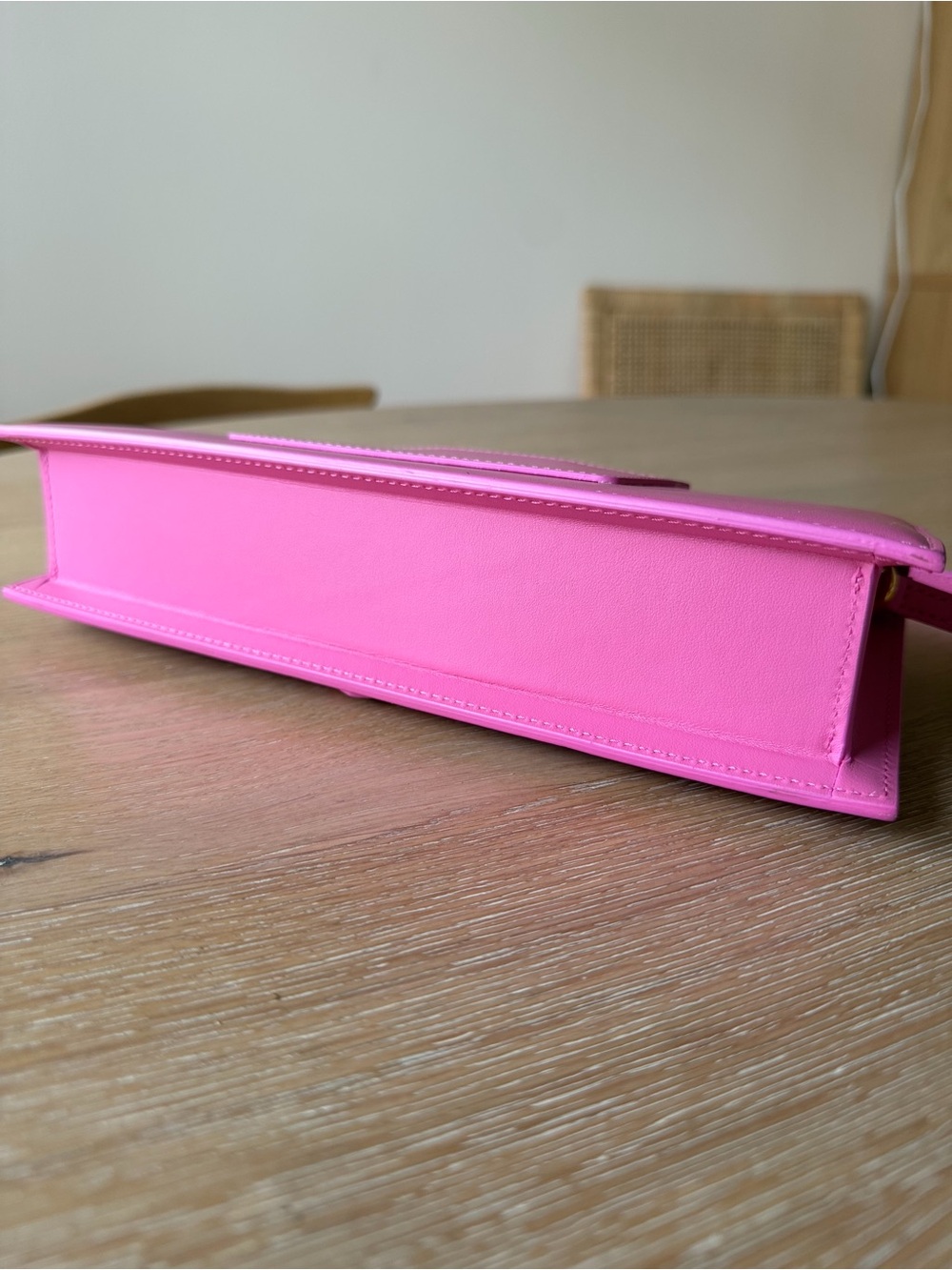 Jacquemus Le Bambino Long Pink Handbag - Gently Used - Picture 6 of 13